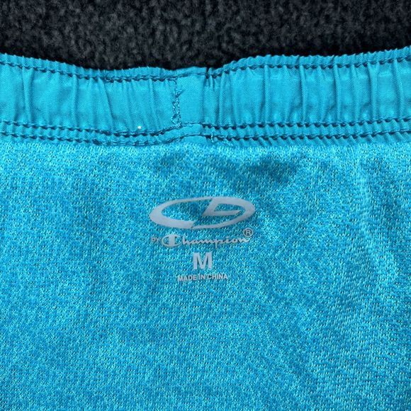 Champion Running Shorts womens Medium Green Jogging Athletic Casual Drawstring - Picture 7 of 12